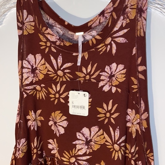 Free People Madison Tank Tunic/Dress in multi combo, size S, NWT - Picture 5 of 12